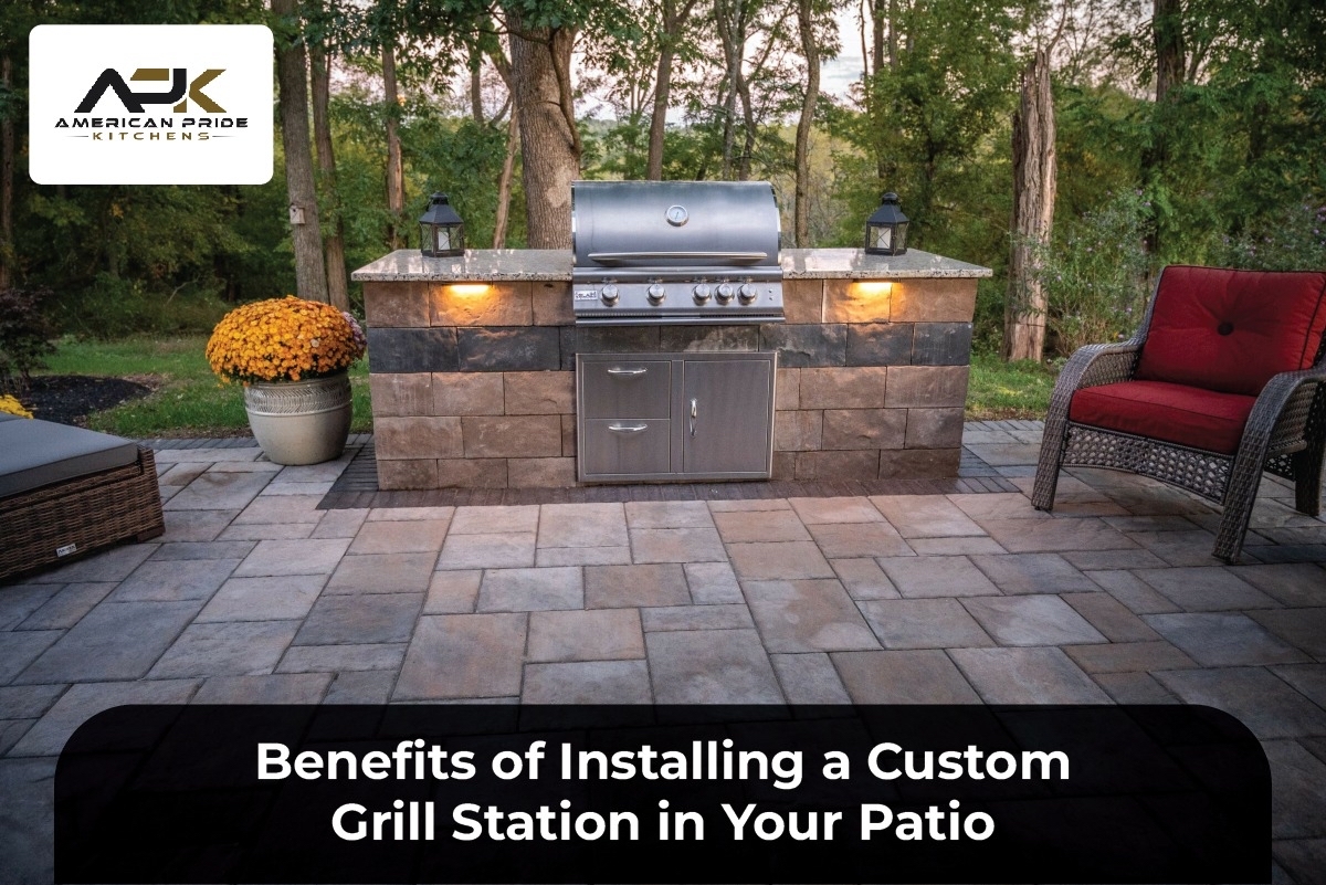 custom grill station
