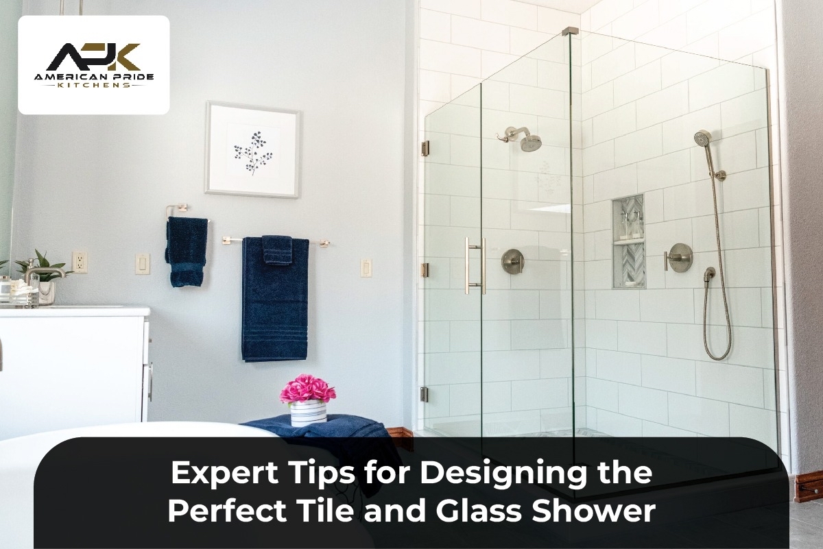 tile and glass shower